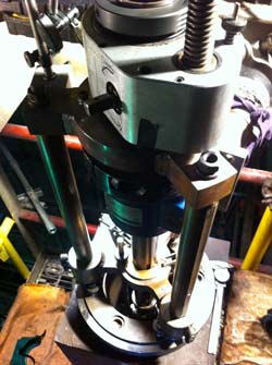 machining a valve on site