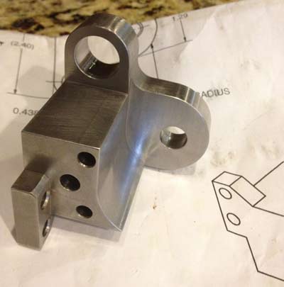 cnc mill part